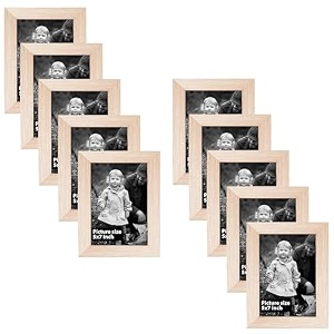 art street individual photo frames set of 10 picture frame for home decoration living room office decoration pink size 5x7 inch