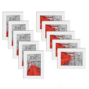art street set of 10 individual wall photo frame beige 8x8 inches picture frames for home and office decoration