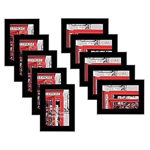art street individual photo frames set of 10 picture frame for home decoration living room office decoration green size 5x7 inch