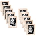 Art Street Individual Photo frames Set of 10, Picture Frame For Home Decoration, Living Room, Office Decoration (Pink, Size: 5x7 Inch)