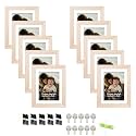 Art Street Individual Photo frames Set of 10, Picture Frame For Home Decoration, Living Room, Office Decoration (Pink, Size: 6x8 Inch)
