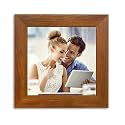 Art Street Synthetic Brown Wall/Table Photo Frame (Picture Size 5 inches X 5 inches, with Stand)