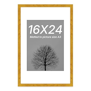 art street synthetic document large size wall photo frame big frames for wall artwork certificates picture amp photographs home decor16x24 inch matted to 12x16-a3 inch gold