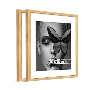 art street synthetic document large size wall photo frame set of 2 big frames for wall artwork certificates picture amp photographs home decor 10x10 inch matted to 8x8 inch beige
