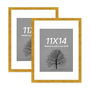art street synthetic document large size wall photo frame set of 2 big frames for wall artwork certificates picture amp photographs home decor11x14 inch matted to 8x10 inch gold