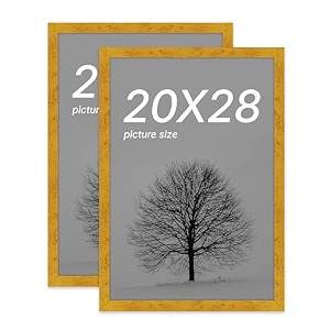 art street synthetic document large size wall photo frame set of 2 big frames for wall artwork certificates picture amp photographs home decor 20x28 inch gold
