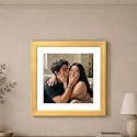 Art Street Synthetic Document Large Size Wall Photo Frame, Big Frames For Wall Artwork, Certificates, Picture &amp; Photographs Home Decor (10x10 Inch Matted To: 8x8 Inch, Gold)