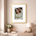 Art Street Synthetic Document Large Size Wall Photo Frame, Big Frames For Wall Artwork, Certificates, Picture & Photographs Home Decor (16x20 Inch, Matted To: 8x12-A4 Inch, Beige)