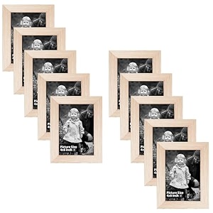 art street individual photo frames set of 10 picture frame for home decoration living room office decoration pink size 4x6 inch