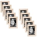 Art Street Individual Photo frames Set of 10, Picture Frame For Home Decoration, Living Room, Office Decoration (Pink, Size: 4x6 Inch)