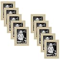 Art Street Individual Photo frames Set of 10, Picture Frame For Home Decoration, Living Room, Office Decoration (Beige, Size: 4x6 Inch)