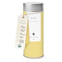 Art of Tea Happy Tea 2oz Loose Leaf Green Tea Tin, Fruity Jasmine Green Tea with Raspberry &amp; Hibiscus, Premium Loose Leaf Tea for Natural Energy Support