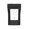 Art of Tea White Coconut Creme Tea 4oz Loose Leaf Refill Bag, Premium Organic White Tea with Coconut &amp; Vanilla Notes, Tropical Creamy Dessert Tea, Smooth Hot or Iced Loose Leaf Tea