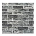 Art3d 10-Pack Durable Faux Brick Peel and Stick 3D Wall Panels, Stone Ash