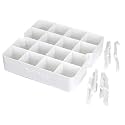 ArtBin Super Satchel Double Deep Accessory Tray, White