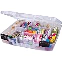 ArtBin 15-Inch Quick View Deep Base with Removable Dividers, Clear