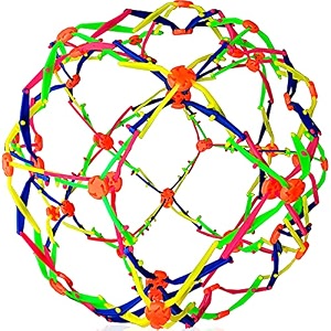artcreativity collapsible ball toy 1 piece expanding mini sphere for kids stress relief fidget toy for adhd anxiety autistic children great party favor and gift for boys and girls