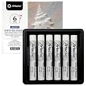 Artecho Extra Soft Oil Pastels 6 White Colors Artist Grade