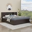 Artemis Collection Machai King Box Bed by DF2H (With Storage, Wenge)