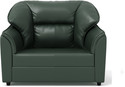 Artesia 1 Seater Sectional Leatherette Sofa Leatherette 1 Seater  Sofa (Finish Color - Green, Pre-assembled)