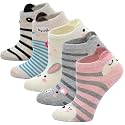Artfasion Kids Girls Ankle Socks: Seamless Cotton Socks for 2-14 Age