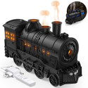 arthasya Room Train Diffuser with Train Styling,Flame Effect,Remote Contro Humidifier