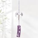 Artibetter Japanese Glass Wind Chime Hanging Bell