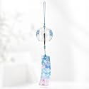 Artibetter Japanese Glass Wind Chime Hanging Bell