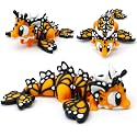 Articulated Dragon – 3D Printed Mythical Creature Gift, Posable Jointed Companion, Collectible Detailed Shelf or Desk Decoration - for Adults (Monarch Butterfly Dragon)