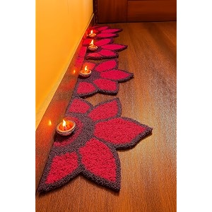 Artificial Flower Wedding Haldi Platter Decoration Petal