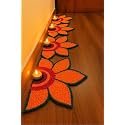 Artificial Flower Wedding Haldi Platter Decoration Petal