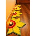 Artificial Flower Wedding Haldi Platter Decoration Petal