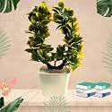 Artificial Leaf Green Plant Bouquet Shrub IndoorOutdoor