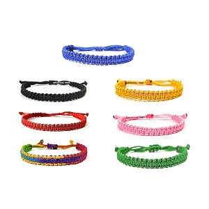artificial tree handmade nazar thread bracelet friendship band for women men girls amp boys 7 piece black red pink green yellow blue multicolour at girls brct 020