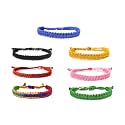 ARTIFICIAL TREE Handmade Nazar Thread Bracelet Friendship Band for Women, Men, Girls & Boys 7 Piece (Black, Red, Pink, Green, Yellow, Blue, Multicolour) (AT GIRLS BRCT 020)