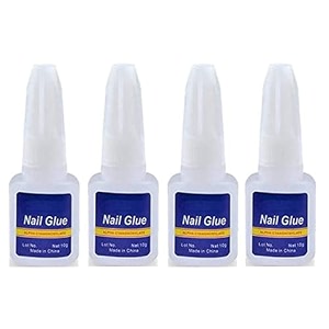 artificial tree professional nail glue - waterproof for acrylic fakefalse nails - nail art 4 piece