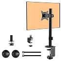 Artikel Single Monitor Arm ECO | Adjustable Heavy Duty Monitor Arm | VESA Mount with C Clamp &amp; Grommet Mounting Base | Computer Monitor Stand for Screen up to 32 inch | Table Mounted | Black