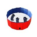 Artilife Foldable Dog Bath Pool - Portable Whelping Box for Puppies (32" Dia.x12" H(80x30cm))