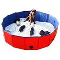 Artilife Whelping Pen for Dogs,Whelping Box for Dogs and Puppies,Dog Birth Supplies,Portable Whelping Pool Whelping Box,Foldable Dog Bath Pool (63inch Dia.x12inch H(160x30cm))