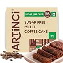 Artinci Sugar Free Coffee Cake 150g - Eggless Diabetic Friendly Tea Cake
