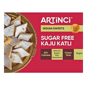 artinci sugar free kaju katli 200g low carb keto friendly pure tasty amp healthy indian sweets vegan made with pure cashew nuts ideal for special occasion amp festivals sugarfree mithai