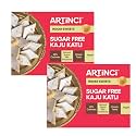 Artinci Sugar Free Kaju Katli (Pack of 2 x 160g), Low Carb, Keto-Friendly Mithai, Vegan, Diabetic-Friendly healthy Indian Sweets, Made with Pure Cashew Nuts, Ideal for Gifting &amp; Festivals
