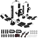 ARTIPOLY Kayak Roof Rack for 2 Kayaks, 4-in-1 Multifunction Bilateral Kayak & Canoe Car Racks J-Bar with Paddle Holder for Easy Mount Kayak/Surf/Ski/Canoe/SUP on SUV, Car and Truck Crossbar