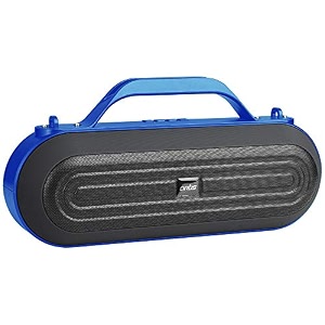artis bt09 12 watt 20 channel wireless bluetooth portable speaker blue