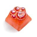 Artisan Resin Keycap Cute Paw Cat - 1U OEM Profile Aesthetic Keycap