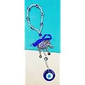 Car Mirror Hanging Accessories Evil Eye Hanging for Car Mirror, Elephant Nazar Battu Protection, Good Luck Charm and Prosperity (Elephant Hanging)