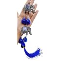 Evil Eye Hanging for Car Mirror Window Hanging Wind Chime Home Entrance Door Decoration, Nazar Battu for Home Protection