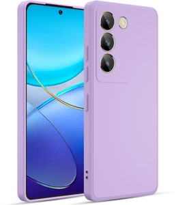 artistque back cover for vivo t3 5g purple matte finish polycarbonate thermoplastic polyurethane pack of 1