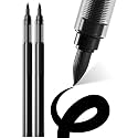 ARTISTRO Black Acrylic Paint Markers - Brush Tip - Set of 2