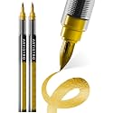 ARTISTRO Gold Acrylic Paint Markers - Brush Tip - Set of 2